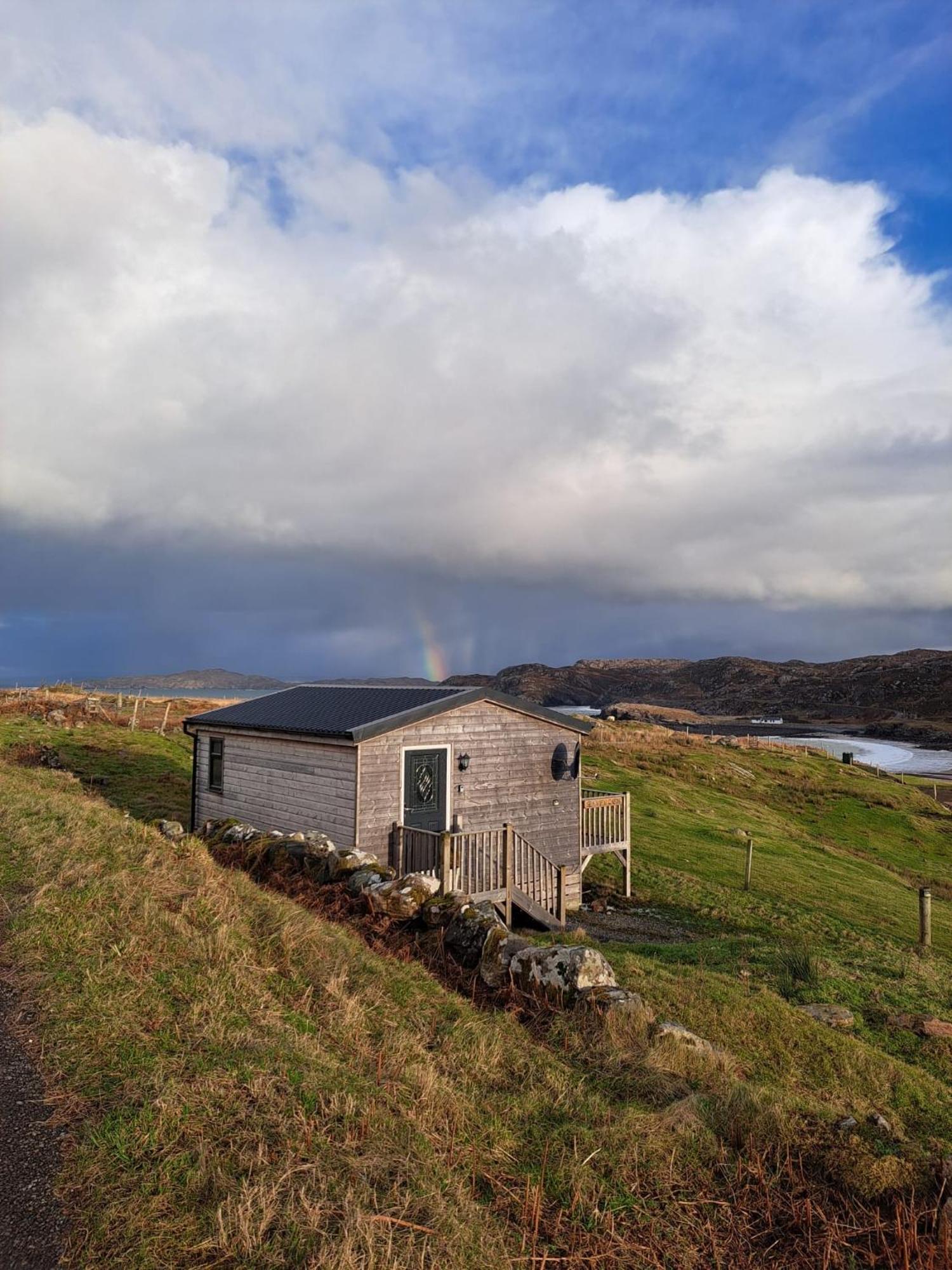 Sea View Cabin Clashnessie Dış mekan fotoğraf